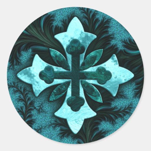 Rond Sticker croisé (Devant)