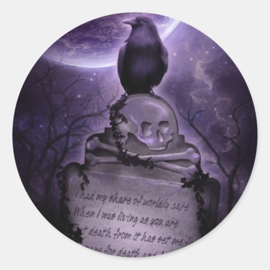 Rond Sticker Crow Spirit (Devant)