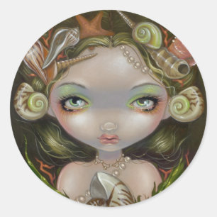 Rond Sticker "Crown of Shells"