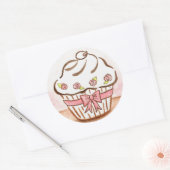 Rond Sticker Cupcake (Enveloppe)