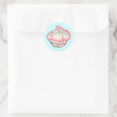 Rond Sticker Cupcake (Sac)