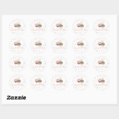 Rond Sticker Cupcake Love (Feuille)
