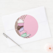Rond Sticker Cupcakes (Enveloppe)