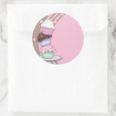 Rond Sticker Cupcakes (Sac)