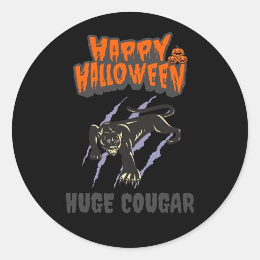Rond sticker custom cougar (Devant)