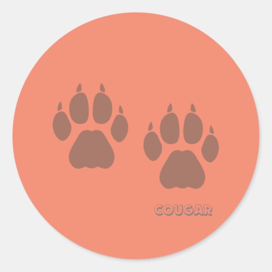 Rond sticker custom cougar (Devant)