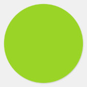 Rond Sticker CUSTOMIZABLE Vert (Devant)