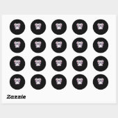 Rond Sticker Cute Koala (Feuille)