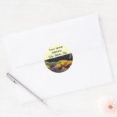 Rond Sticker d'adresse de retour (Enveloppe)