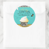 Rond Sticker d'affaires Birthday Bee (Sac)