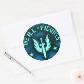 Rond Sticker Dagger (Enveloppe)