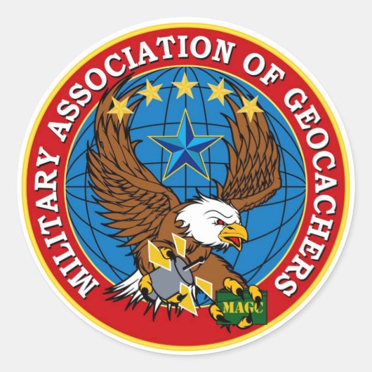 Rond Sticker d'aigle MAGC (Devant)