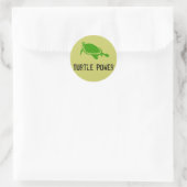 Rond Sticker d'alimentation tortue (Sac)
