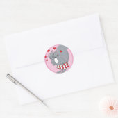 Rond Sticker d'amour (Enveloppe)