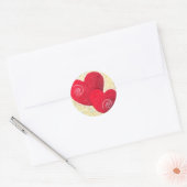 Rond Sticker d'amour (Enveloppe)