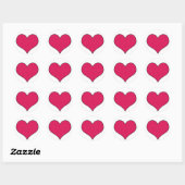 Rond Sticker d'amour (Feuille)