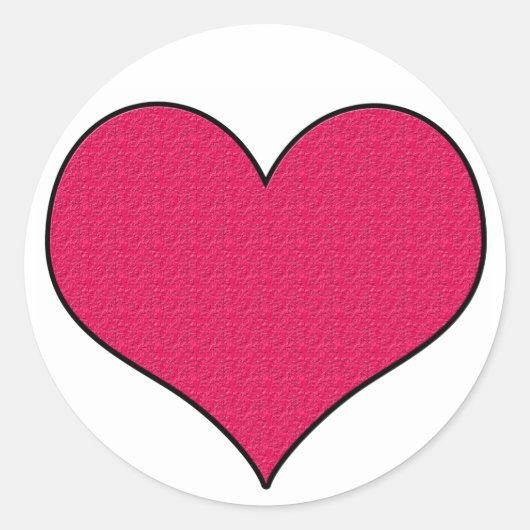 Rond Sticker d'amour (Devant)