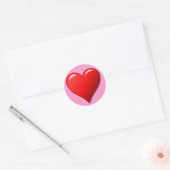Rond Sticker d'amour (Enveloppe)