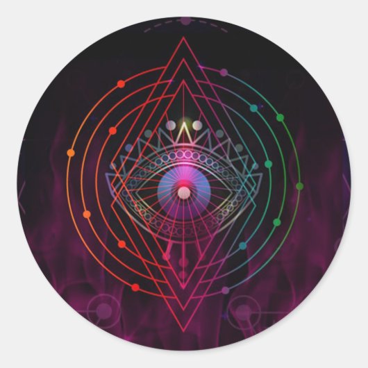 Rond Sticker d'amour (Devant)