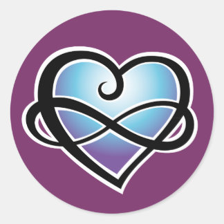 Rond Sticker d'amour infini