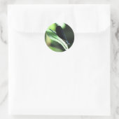 Rond Sticker Damselfly noir et bleu (Sac)