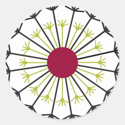 Rond Sticker Dandelion (Devant)
