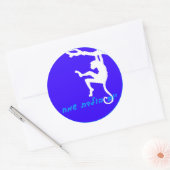 Rond Sticker d'anniversaire hébreu (Enveloppe)