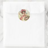Rond Sticker d'anniversaire vintage (Sac)