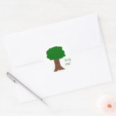 Rond Sticker d'arbre Hug Me (Enveloppe)