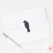 Rond Sticker Dark Crow Starscape (Enveloppe)