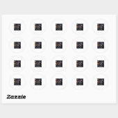 Rond Sticker Dark District (Feuille)