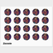 Rond Sticker "Darling Dragonling I" (Feuille)