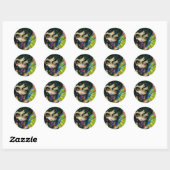 Rond Sticker "Darling Dragonling V" (Feuille)