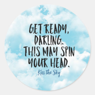 Rond Sticker Darling Ready