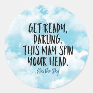 Rond Sticker Darling Ready