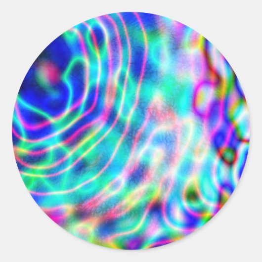 Rond Sticker d'art aux oeufs de Pâques (Devant)