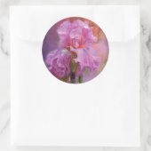 Rond Sticker d'art de déesse rose (Sac)