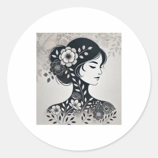 Rond Sticker d'art de résistance (Devant)