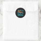 Rond Sticker d'art Msnbc Viewer (Sac)