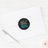 Rond Sticker d'art Msnbc Viewer (Enveloppe)
