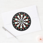 Rond Sticker Dartboard (Enveloppe)