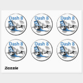 Rond Sticker Dash 8 (Factory Livery) (Feuille)