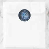 Rond Sticker d'astrologie Symbole lion Lion Lion Lion (Sac)
