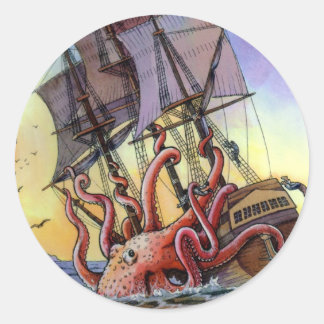 Rond Sticker d'attaque Kraken