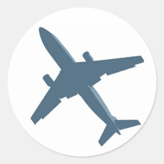 Rond Sticker d'avion