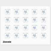 Rond sticker dawn & douglas (Feuille)