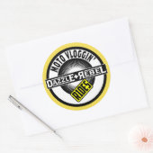 Rond Sticker Dazzle Rebel Rides (Enveloppe)