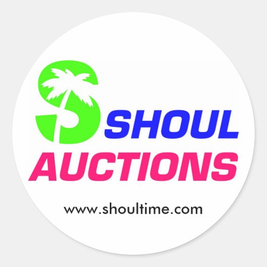 Rond Sticker de 3 pouces, feuille de 6 (Devant)