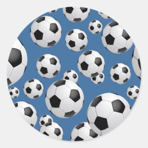 Rond Sticker de balle de football