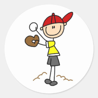 Rond Sticker de baseball
